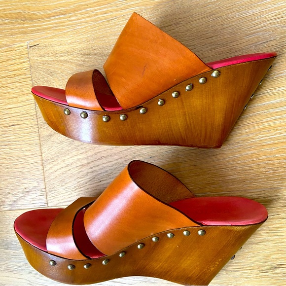 Made in Italy leather clogs EU40 - Picture 3 of 7